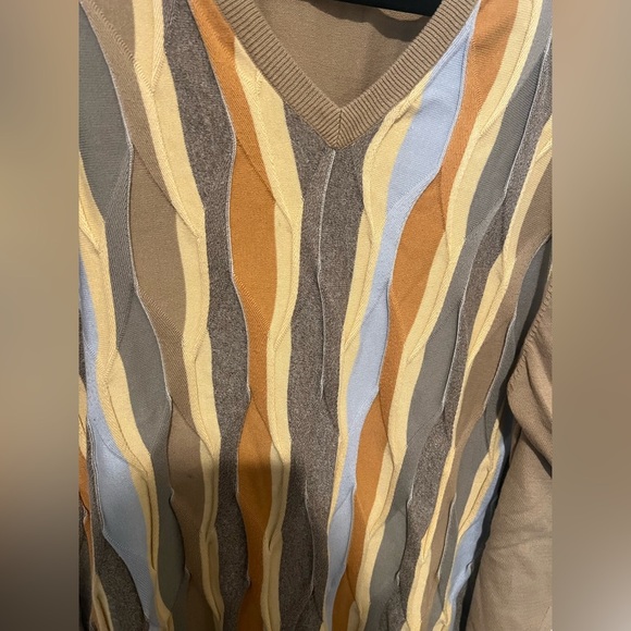 VTG Weatherproof Men’s 3D Sweater Coogi or Cosby Style Textured Size XXL - Picture 5 of 9